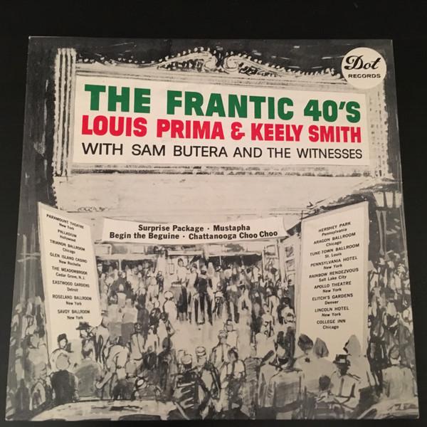 

7inch Record LOUIS PRIMA KEELY SMITH The Frantic 40s DEPR103 DOT 1961 Japan Pop Used