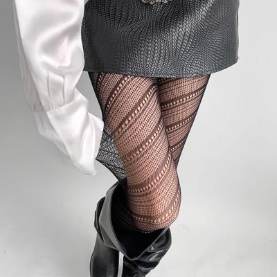 Women's Sexy Pantyhose With Hollowed Out Mesh Lace Pantyhose