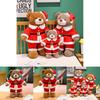 Christmas Teddy Bear Plush Toy With Santa Claus Costume Design For Holiday Decor And Gift Giving