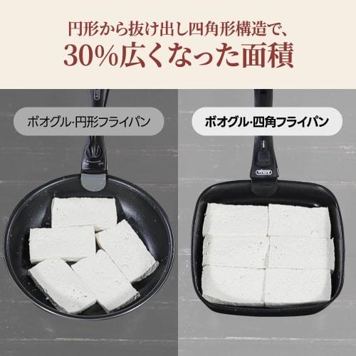 Boohgle 26cm Frying Pan and Pot Set, Induction & Gas Compatible, Removable Handle, Non-Stick Ceramic Coating, Easy To Clean (Burgundy, 26cm Frying Pan