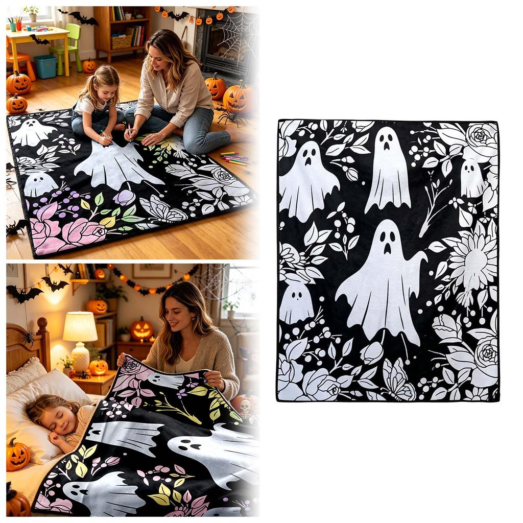 DIY Halloween Maldecke Ausmalen für Kinder Partyaktivität