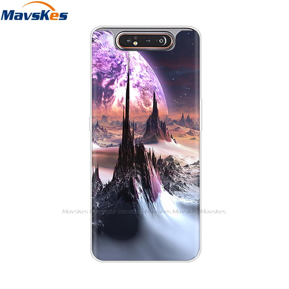 Per Samsung Galaxy A80 Custodia A805 Silicone Morbido TPU Custodia per Telefono Per Samsung A80 2019 A 80 GalaxyA80 A805F A805 SM-A805F/DS Copertura