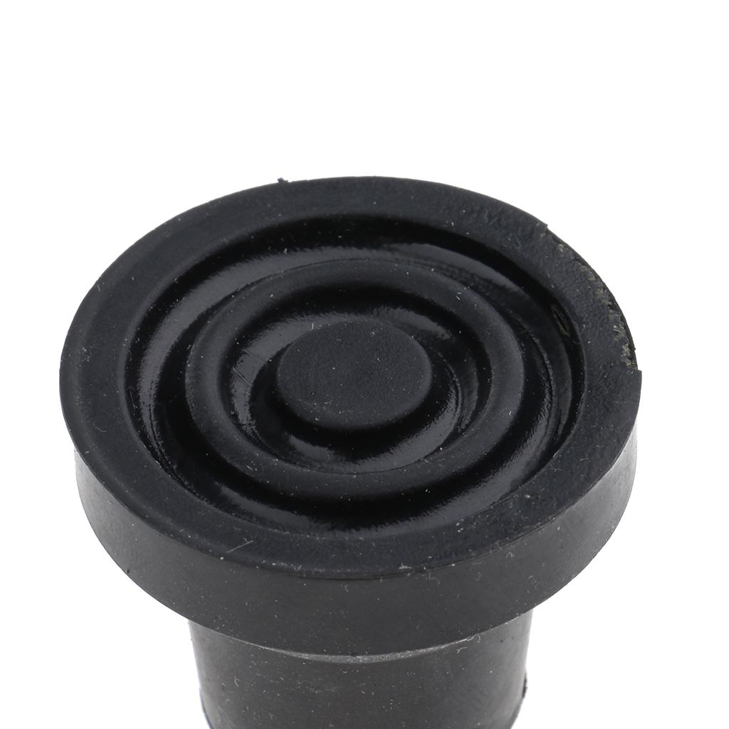 4pcs Cane Tips16mm Anti-skid Rubber Cane Stick Walker Tips End Feet Set,Crutch Ferrules Rubber End Cane Replacement Tips