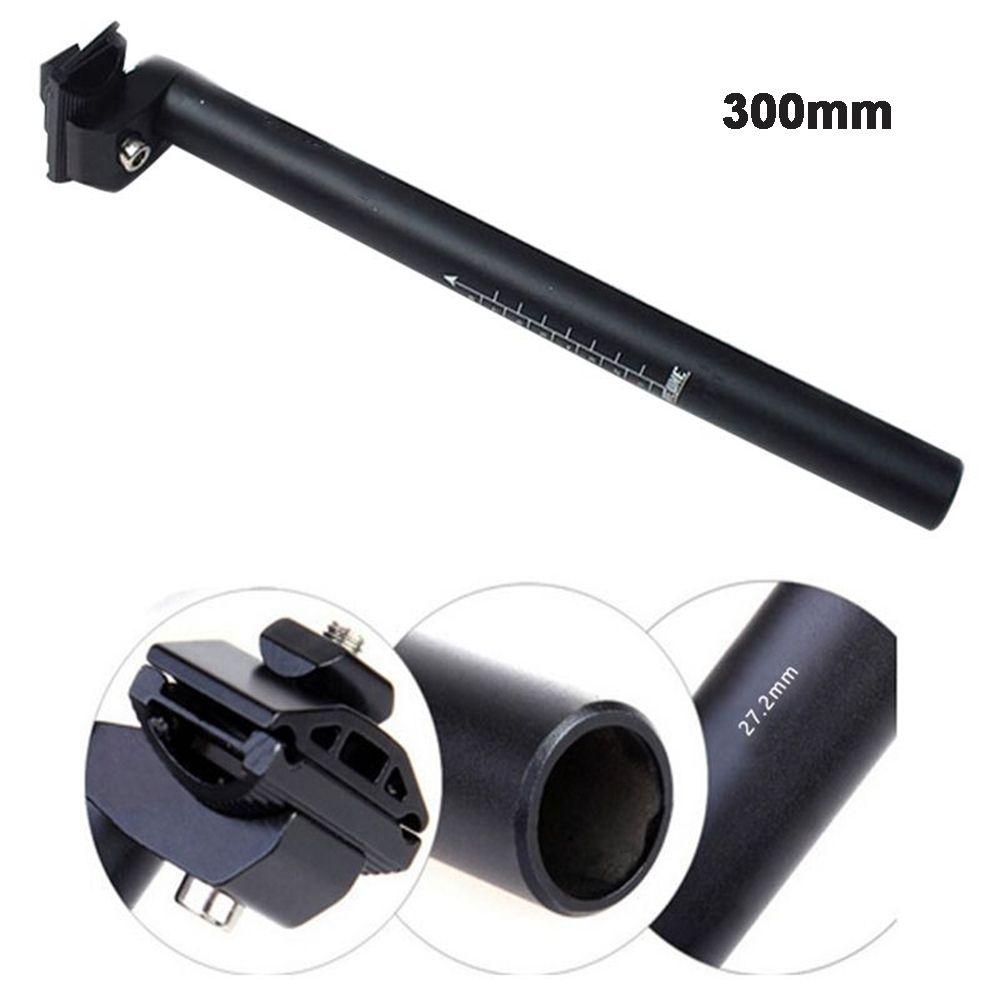 

27.2*300mm Aluminum Zinc Zinc Alloy Cushion Saddle Seat Tube Seatpost Bicycle Seat Post