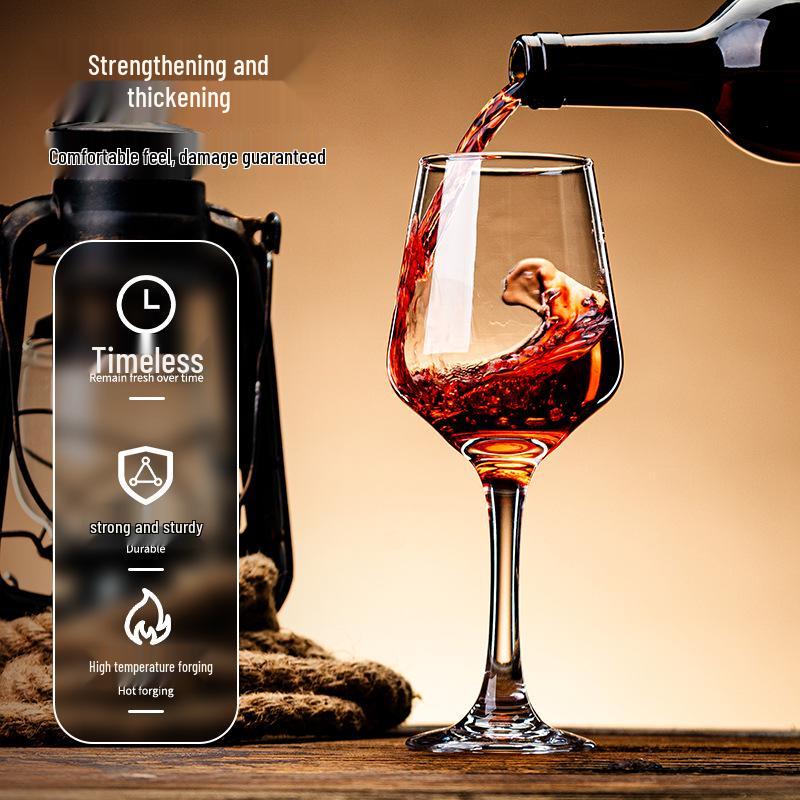 European Style Luxury Red Wine Glass Goblet - Elegant High-End Design