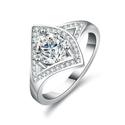 D Farbe Moissanit Diamant Ring Damen Silber Ring kleiner Rock Fan Ins Diamant Ring Verlobungsring Ehering Geschenk für Freundin