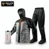 SULAITE Motorcycle Raincoat Set for Outdoor Camping Hiking Travel - Waterproof Lightweight Packable Rain Suit