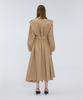 Meuameu Puff Sleeve Trench Coat Dress
