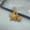 Mobile Phone Pendant Star Pendant Five-pointed Star Weave Key Ring  Bag Pendant
