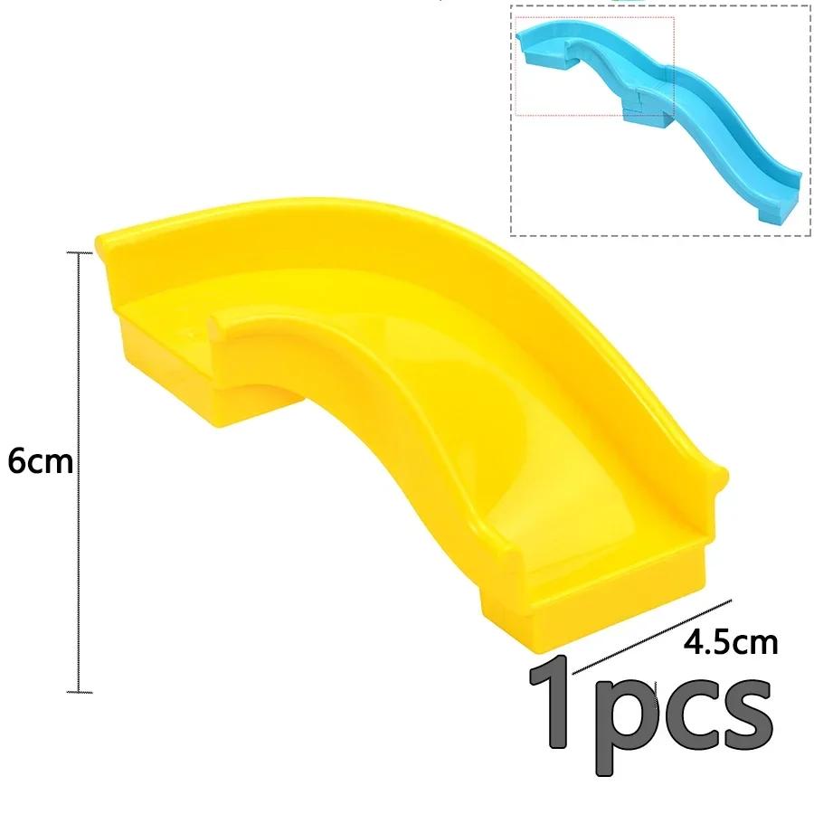Store byggeklosser Slide Swing Seesaw Park Lekeplass Series Large Pillar Murstein Barn Barn Pedagogisk Leke Kompatibel Duploe
