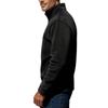 Men's Solid-color Casual Fleece And Pile Warm Jacket, Men's Stand-up Collar One-third Zipper Pullover Hoodie