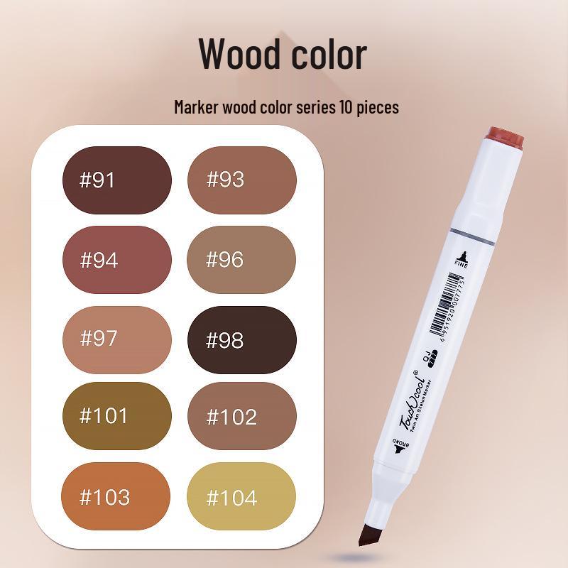 Touch Anime Skin Tone Oily Marker Pen, No. 0 Black Cool Gray, Individual Purchase, Perfect for Student Touch-Ups