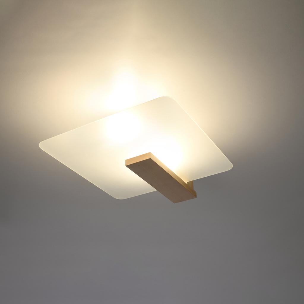 Lappo ceiling lamp, natural wood
