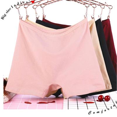 3Pieces/Lot Women's Underwear Boxer Briefs High Waist Panties Plus Size Bottoms Cotton Underpants Lingerie XL-6XL