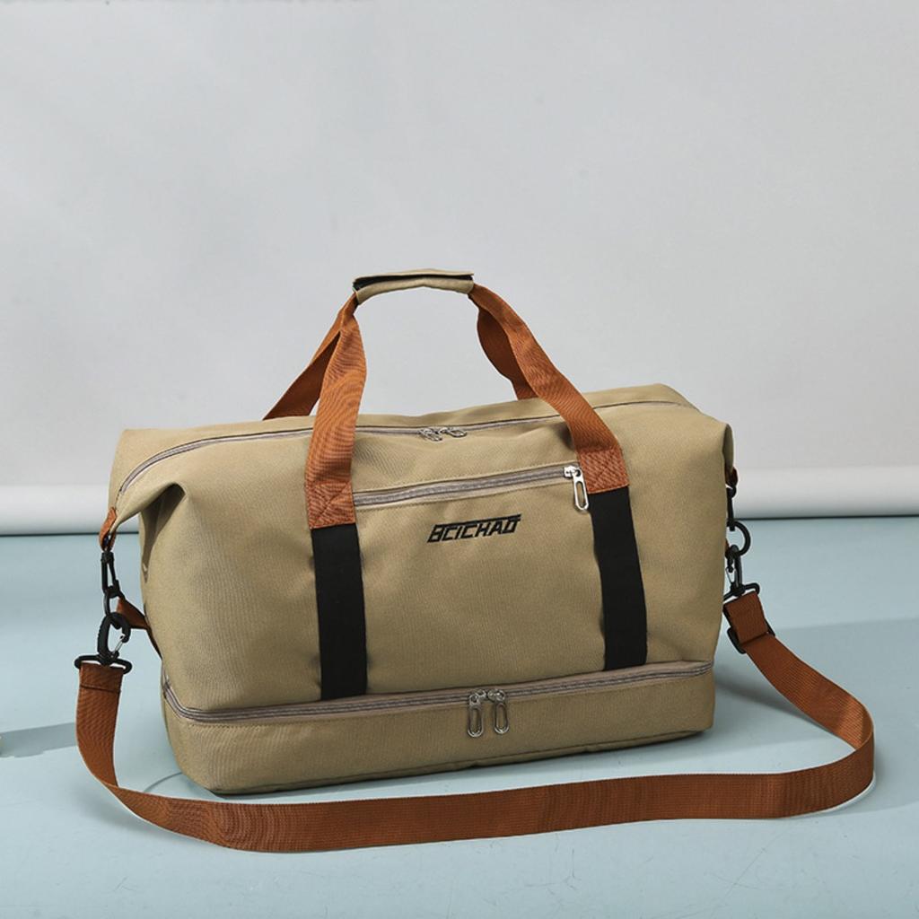 Large Capacity Lightweight Portable Travel Bag with Dry and Wet Separation, Short Distance Luggage Bag, Men's and Women's Sports Yoga Fitness Bag