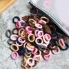 50/100 Stück Kinder elastische Haarbänder Mädchen Gum Scrunchie Gummiband für Kinder Nylon Haargummis Stirnband Baby Haarschmuck