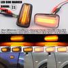 2 Peças Luz de Seta Dinâmica Lateral LED para Peugeot 306 106 406 806 Citroen XM ZX Break Xsara Xantia Fiat