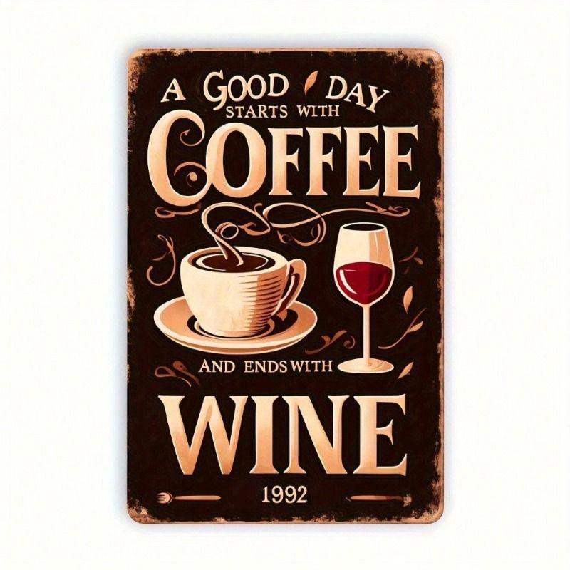 Vintage Metal Tin Sign Plaque for Garage Bar Wall Decor