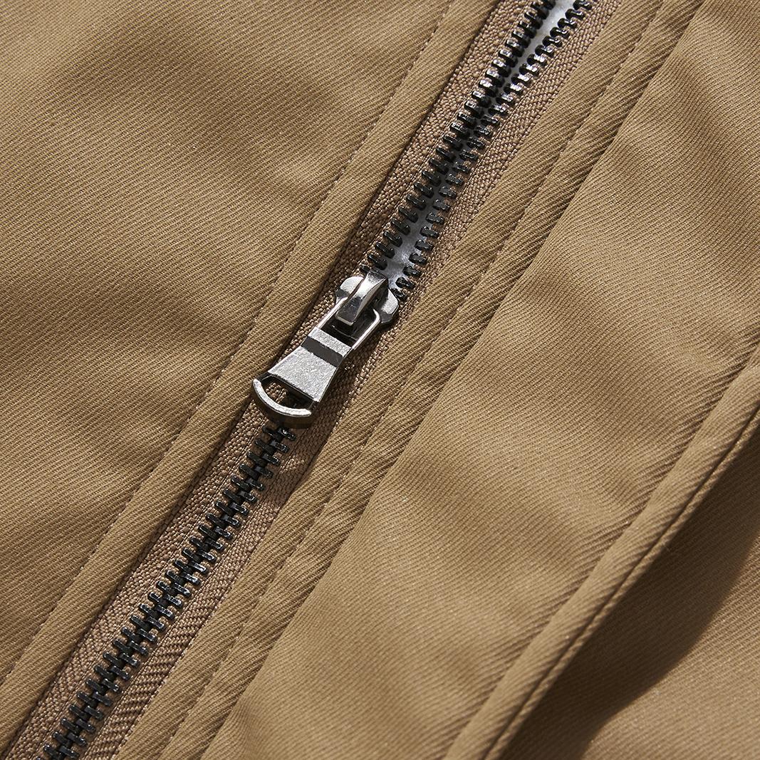 Зимнее водонепроницаемое теплое утолщенное пальто из искусственной овечьей шерсти — фото 9