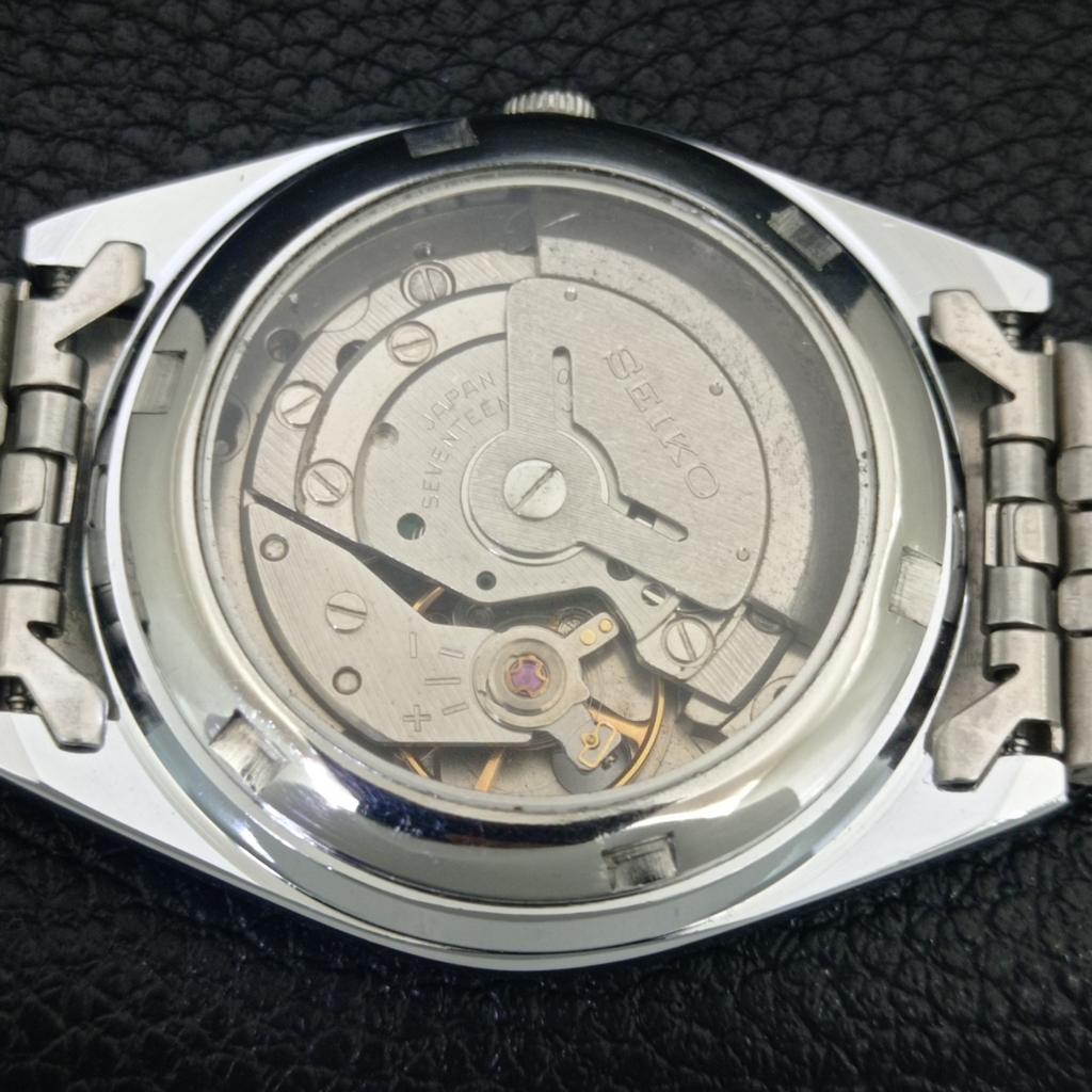 REFURBISHED SEIKO 5 AUTOMATIC 6309A JAPAN MENS VINTAGE SILVER WATCH a442428-4