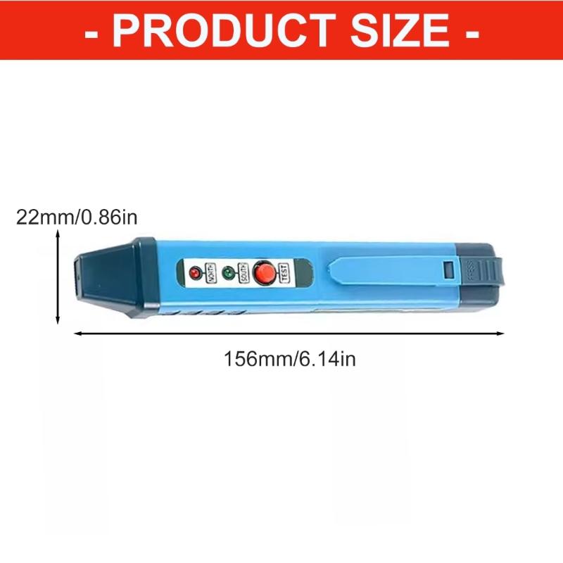 Plastic Magnetic Polarity Tester Portable Design Easy One Button Operation Suitable For Industrial Electrical & Home Use