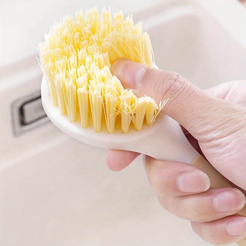 1pc, Long Handle Multi-functional Kitchen Cleaning Brush, Durable Pot Washing Brush for Pans, Pots, and Dishes