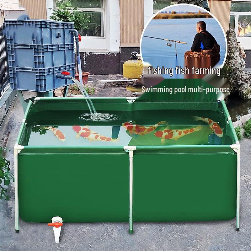 GOWKE Framed PVC Canvas Fish Pond