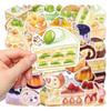 1set Cake stickers, hand drawn dessert bags, water bottles, phone cases, hand accounts, laptop decorations, art stickers