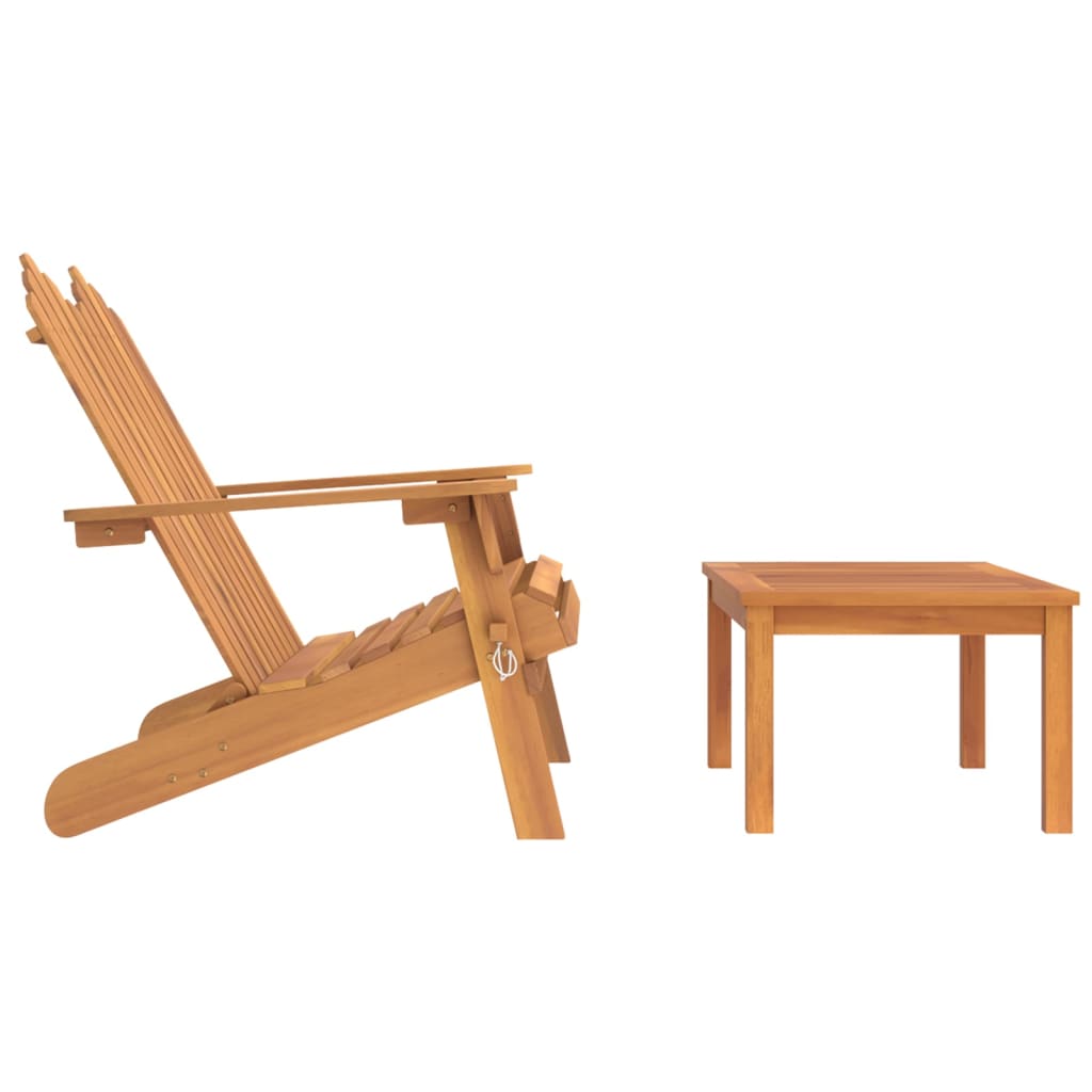 Vidaxl 2-Cz. Adirondack Garden Lounge Set, Acacia Wood