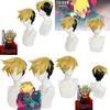 Trigun Stampede Vash Wig For Cosplay Costume High-quality Heat-resistant Anime Hairpiece