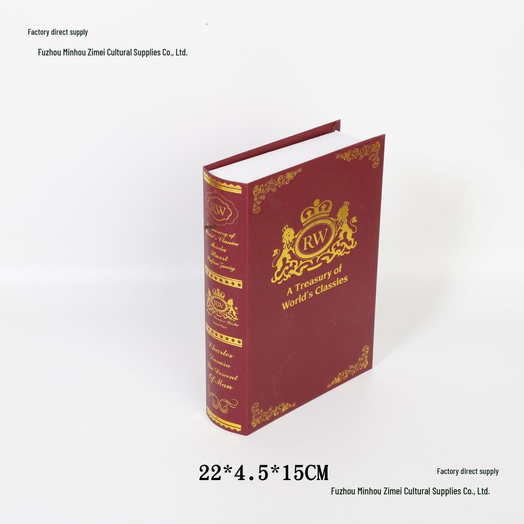 European-Style Realistic Faux Books: Decorative Ornaments & Photography Props for Home Decor
