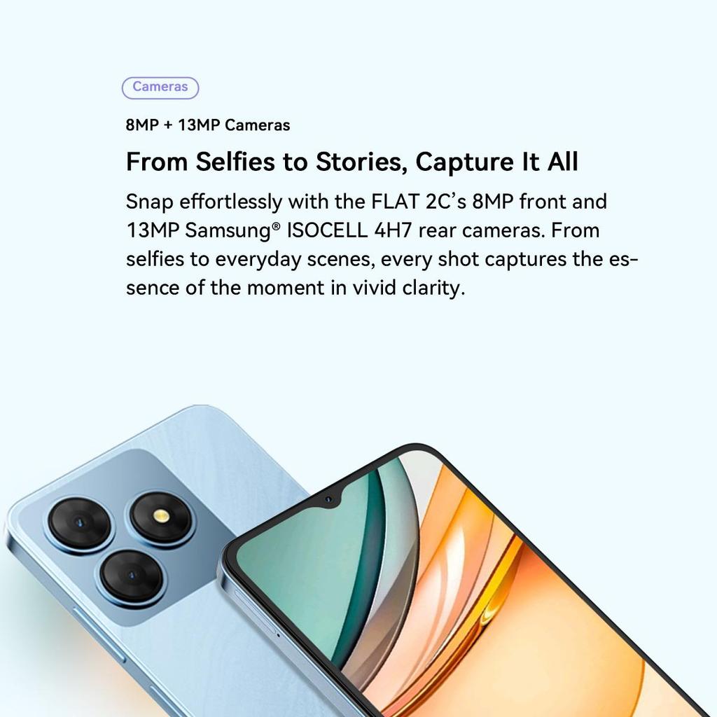 OSCAL FLAT 2C 6GB 64GB Android 14 smartphone