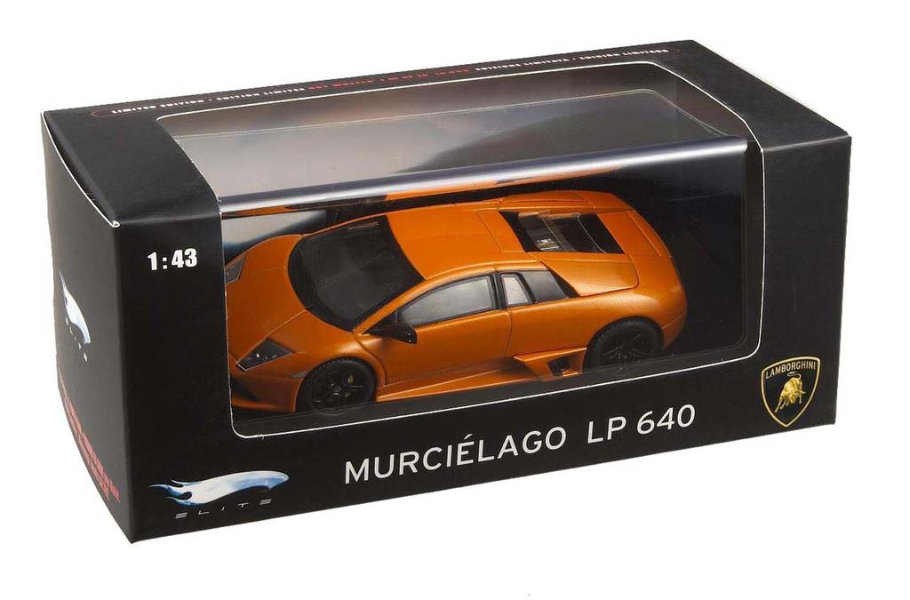 MATTEL DL Lamborghini LP640 Elite Finished Product 1/43 (Orange Metallic)