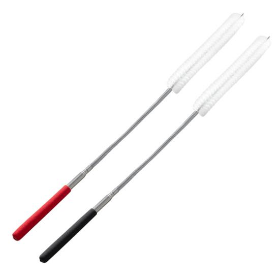 Telescopic Pipe Dredge Retractable Stainless Steel Unclogger Bathroom Drains Deep Blockage Cleaner with Spiral Bristles Pipe Cleaner