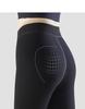 Plus Size Black Velvet Lined Slimming Elastic Leggings for Autumn/Winter