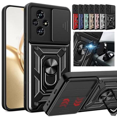 Panserdeksel til Honor 200 Lite Deksel til Honor 200 Pro Med linsebeskyttelse Med ring Magnetisk holder Coque Fundas