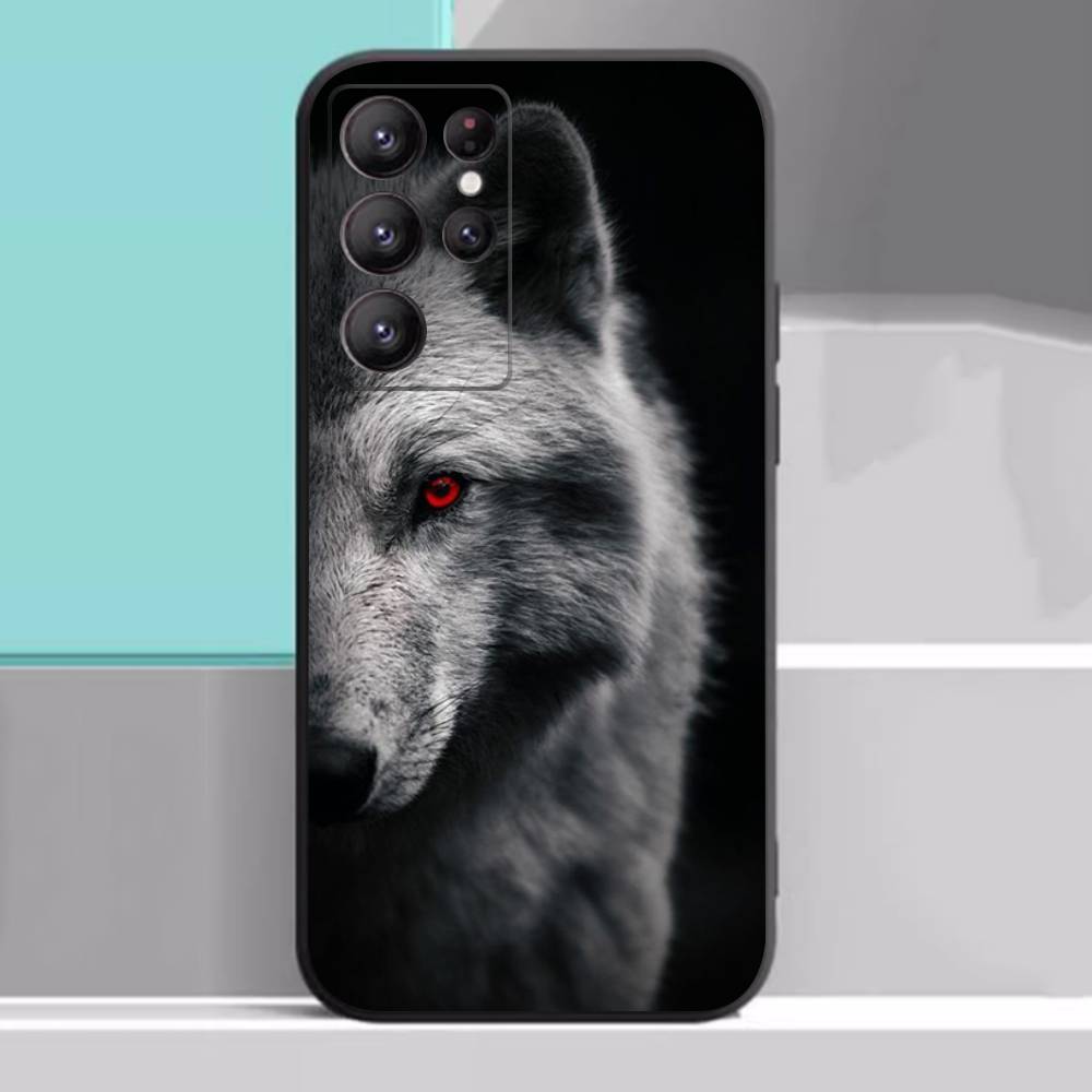 The Wolf Case For Samsung Galaxy Case S25 S23 S22 S21 S30 S20 S10 Ultra Plus FE TPU Soft Cover