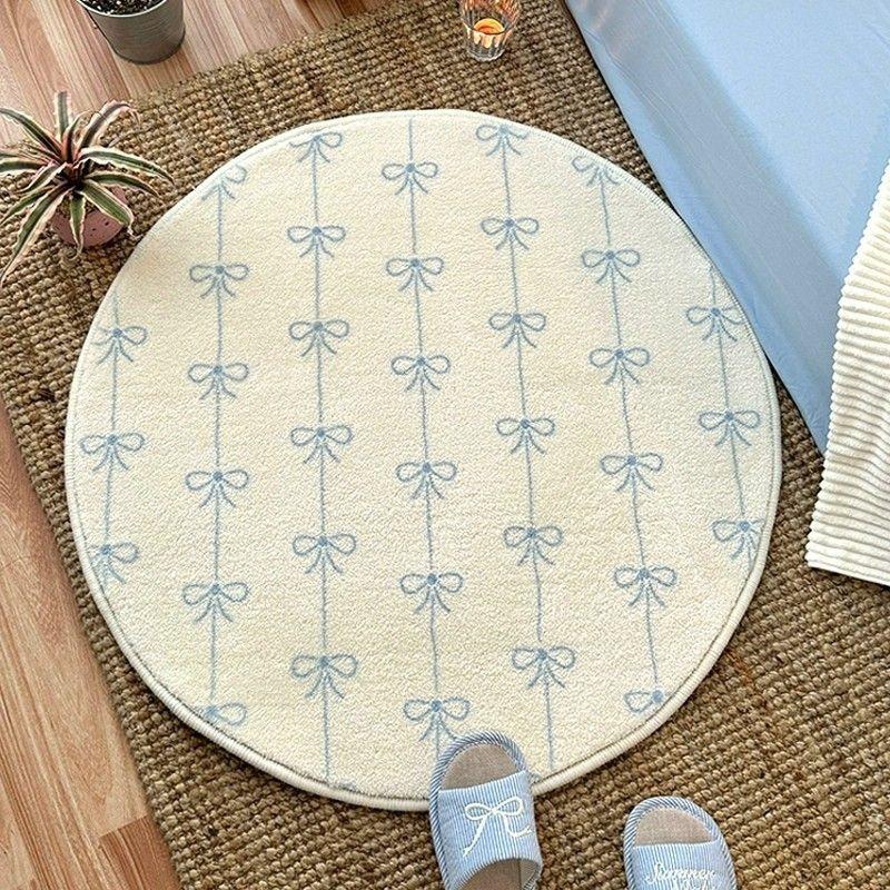 Cute Round Carpet Living Room Round Floor Mat Dressing Room Bedroom Bedside Carpet