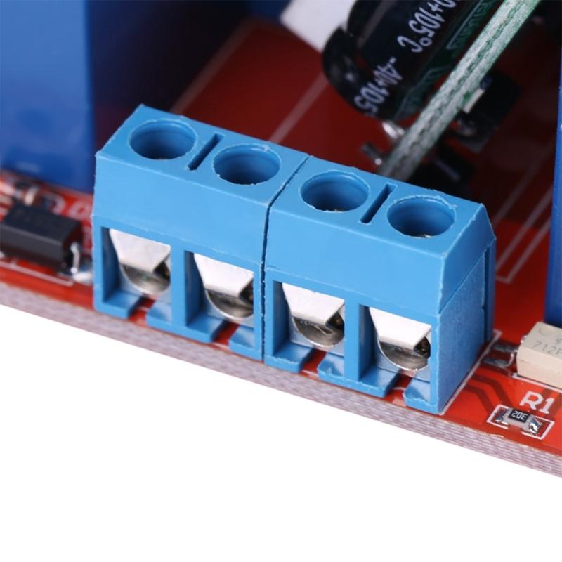 DC5V AC110/220V Double Channel 30A Power Relays Module Supports High/Low Level Triggering for Safe Automation