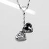 Y2K Message Locket Necklace Jewelry Accessories Photo Picture Necklace New Heart Necklace