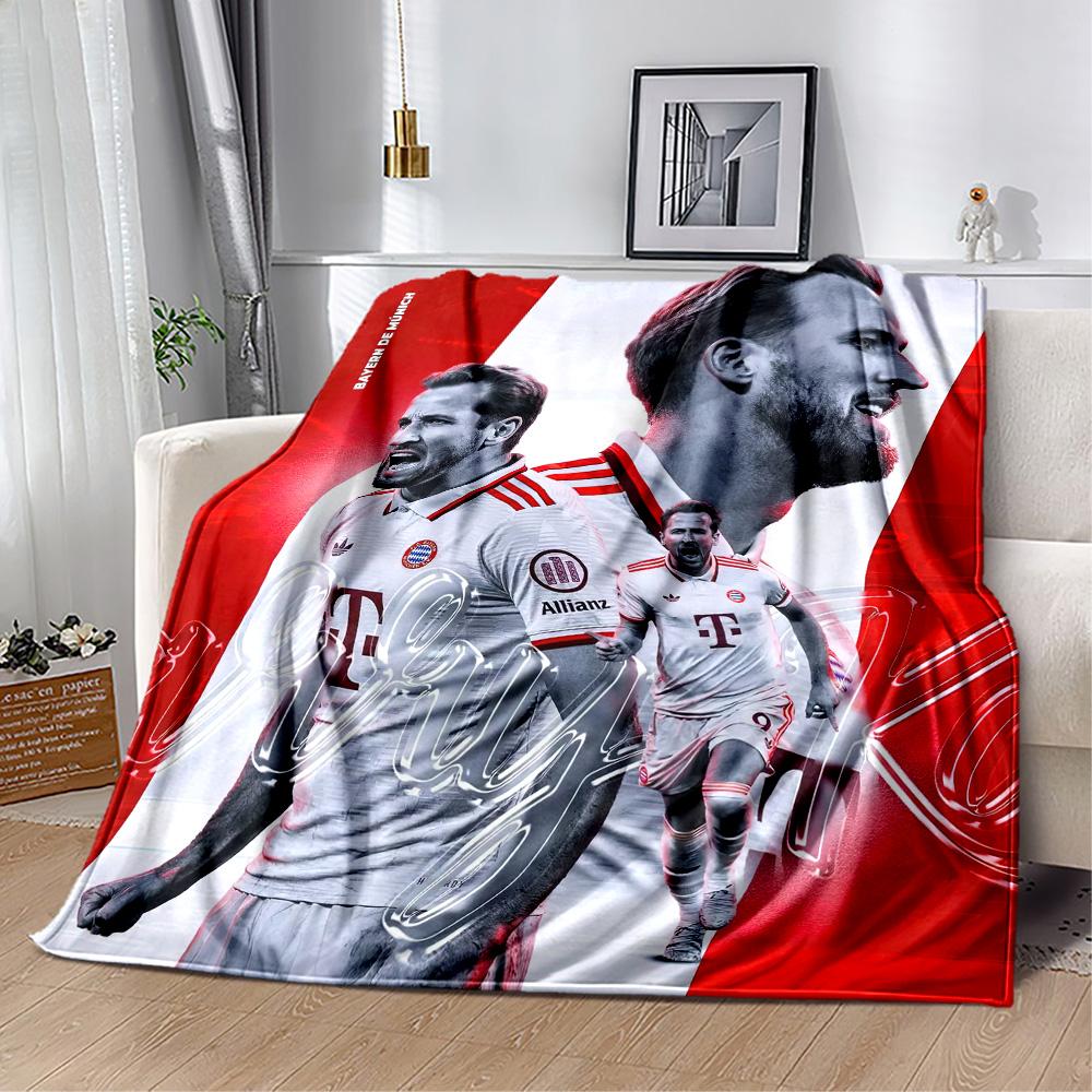 Bayern Munich Blanket Comfortable Perfect for Bed Livingroom Picnics for All Seasons Modern Birthday Christmas Gift Blanket