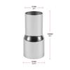   Stainless Steel Exhaust Pipe Connector Tube Adapter Reducer Modified Part