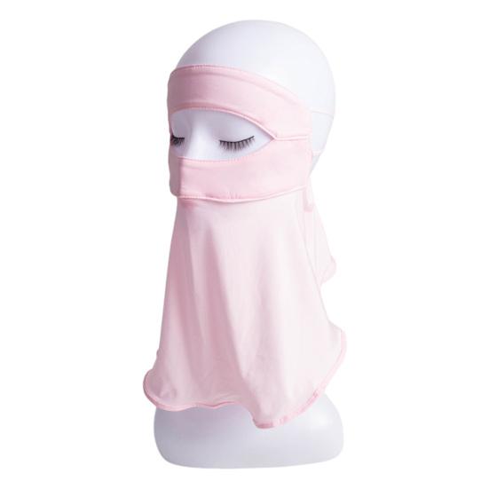 Sun Protection Guard Lightweight Breathable Sunblock Face Guard Gradient Dyeing Technology Ice Silk Face Guard