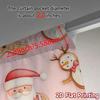 Set Of 2 Curtains Christmas Cookies Cute Popular Window Treatment Versatile Polyester Fabric Decorations Curtain