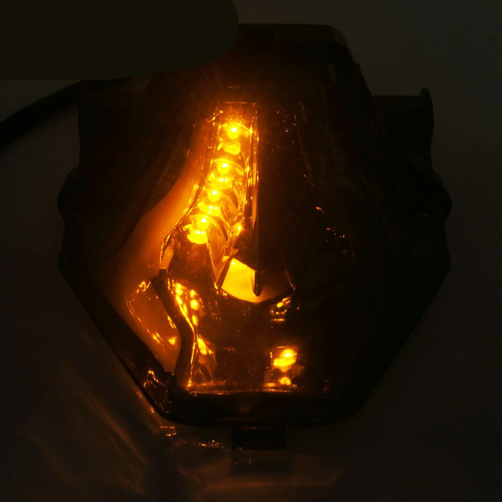 Integrated LED Tail Light Brake Stop Turn Signal For Yamaha MT-07 FZ07 2014-2016