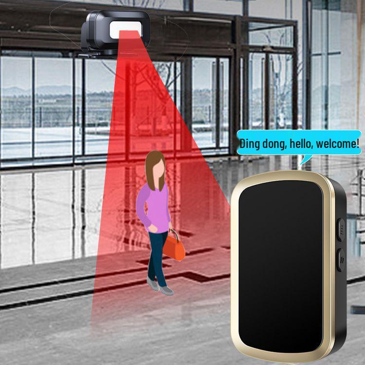 Wireless Door Entry Sensor with Voice Welcome Reminder