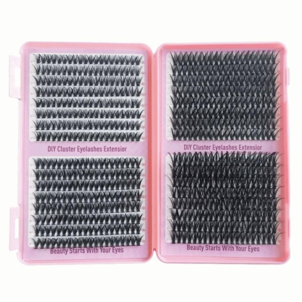 Thick Long Faux Cils Natural Look DIY Lashes Book New 3D Volume Eyelashes Eye Makeup
