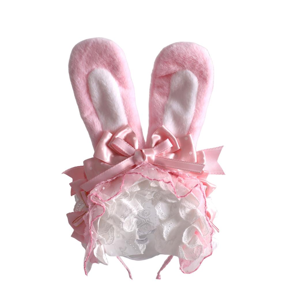 Original Multi-color Lolita Cute Rabbit Ear Headband Polka Dot Bow Rabbit Kc Cute Rabbit Headband Hairpin Hair Accessories