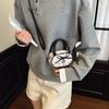 Summer cute ballet messenger bag girls new small fresh pink bow shoulder change bag