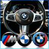 1Pcs Car Steering Wheel Sticker Emblem Decal Badge Decoration Accessorie For BMW M Performance 1 3 5 7 E61 E70 E71 E87 E90 E91 E92 E93 E97 F01 F02 F10